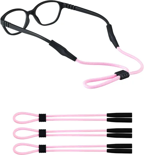 Miniatura 8 de Correa para lentes de sol para niños, niñas y niños pequeños, soportes ajustables para anteojos alrededor del cuello, correa para gafas, cordón