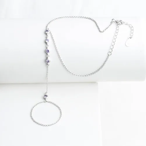 Miniatura 143 de Pulsera de plata de ley 925 para mujer, pulsera de mano para mujer, pulseras esclavas de 7 a 9 pulgadas ajustable