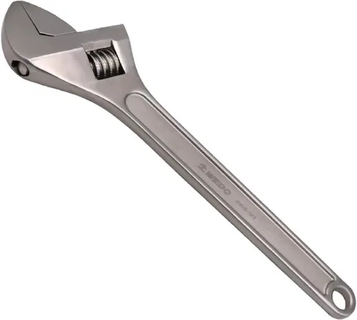 Miniatura 8 de WEDO Llave inglesa ajustable de acero inoxidable, anticorrosión, alta resistencia, mandíbulas fresadas de precisión para una máxima potencia