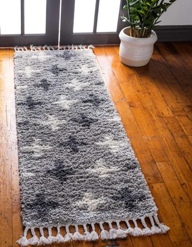 Miniatura 15 de Unique Loom Hygge Shag Collection - Alfombra rectangular moderna de inspiración marroquí, diseño geométrico, felpa y acogedora, 4 pies x 6 pies