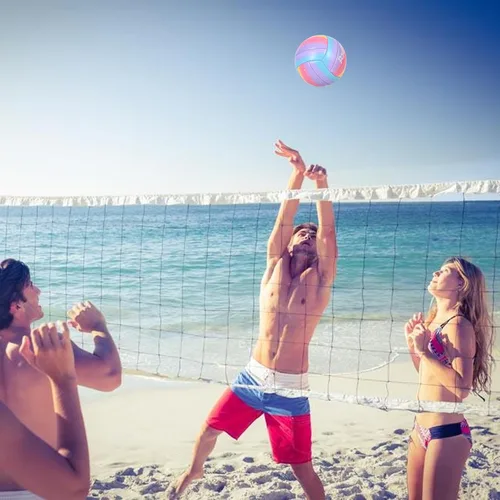 Miniatura 6 de Pelotas de voleibol suaves para interiores y exteriores para niños, jóvenes, adultos, ancianos, gimnasio, juegos de playa, jugar y entrenar