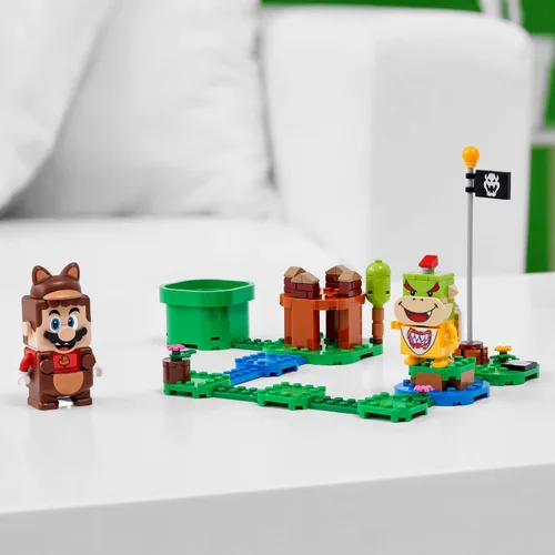 Miniatura 7 de LEGO Super Mario Paquete de figuritas Tanooki Mario, juego de construcción, juguete de regalo coleccionable para niños creativos, 2021 (13 piezas)