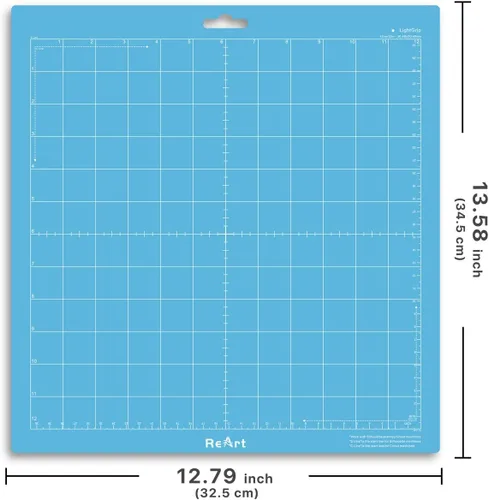 Miniatura 2 de ReArt Juego de 3 alfombrillas de corte para Silhouette Cameo de 12 x 12 pulgadas, juego de alfombrillas de corte adhesivas de agarre ligero