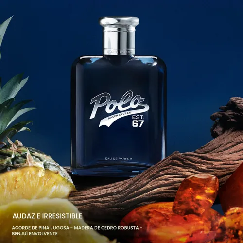 Miniatura 3 de RALPH LAUREN FRAGRANCES - Polo 67 - Eau de Parfum - Aroma amaderado - Con piña, cedro y benjuí - Colonia para Hombre