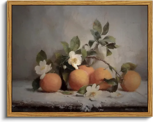 Miniatura 111 de VIYYIEA Arte de Pared en Lienzo Enmarcado Decoración del Hogar, Decoración de Granja Valles Ondulantes bajo Cielos Despejados Pintura de Pared