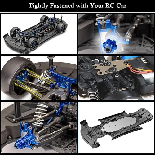 Miniatura 6 de Soporte de trabajo de reparación de automóviles RC 652 piezas Kit de reparación RC Kit de reparación universal RC Tornillos Set para Arrma Redcat