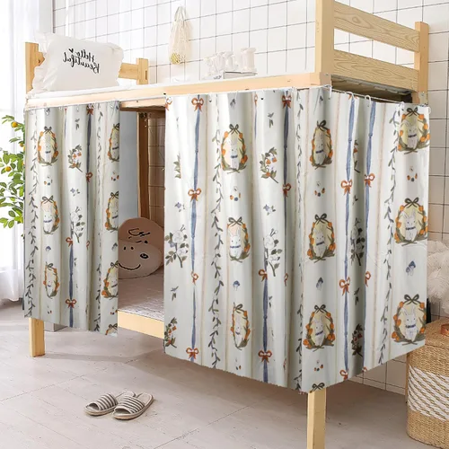 Miniatura 50 de Cortinas para litera individual y doble, cortinas de tienda de campaña para cama, tela a prueba de polvo, cortinas de privacidad para debajo