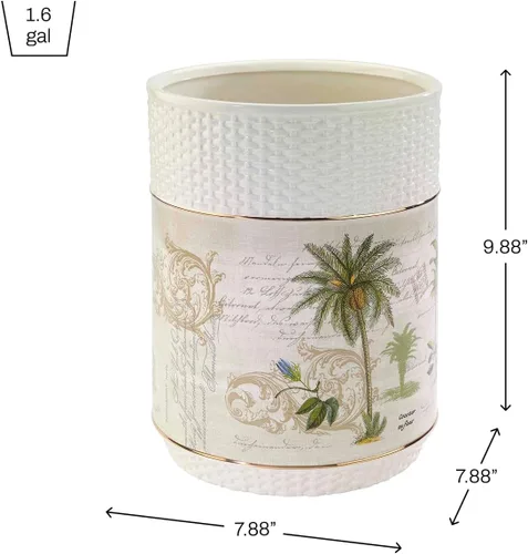 Miniatura 2 de Avanti Linens - Dispensador de jabón/bomba de loción, artículos esenciales para el baño de invitados, accesorios de baño inspirados en el tropical