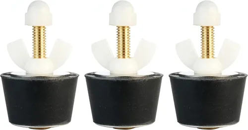 Miniatura 7 de #8 Invierno Plug Blow Thru con válvula Schrader para tubo de 1,5 pulgadas - LHBP8 (1)
