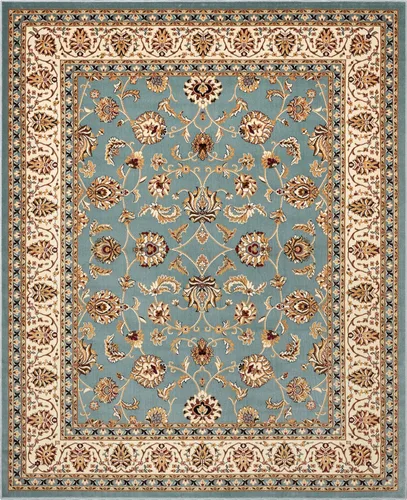 Miniatura 3 de Well Woven Barclay Collection Sarouk - Alfombra de área azul claro de 6 x 9 pies, para sala de estar, dormitorio y comedor