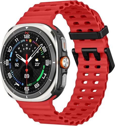Miniatura 19 de MoKo Correa deportiva compatible con Samsung Galaxy Watch Ultra Band de 1.850 in (2024) para mujeres y hombres, correa de reloj impermeable