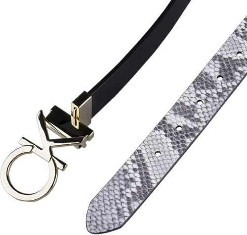 Miniatura 5 de Calvin Klein Women's Two-in-one Reversible Ck Monogram Plaque Buckle