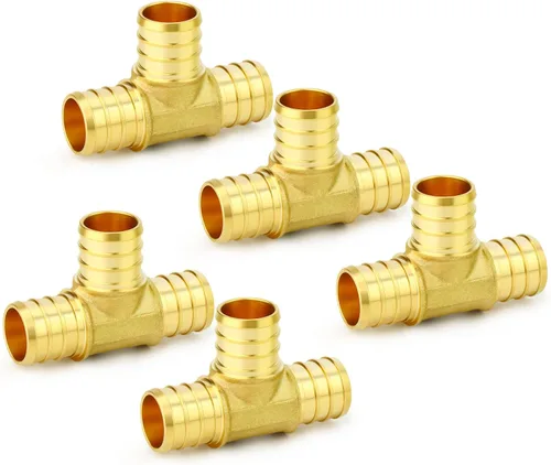 Miniatura 10 de GASHER 10 piezas sin plomo latón 1 "acoplamiento Pex, accesorios Pex de 1 pulgada para tubería Pex