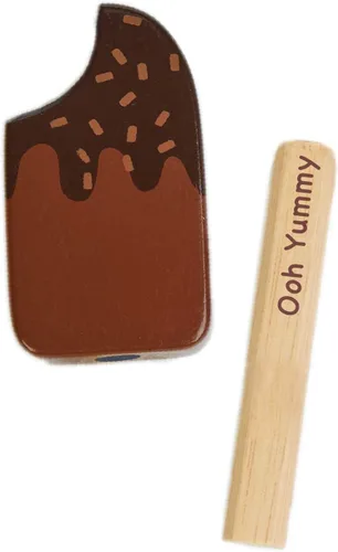 Miniatura 6 de Tender Leaf Toys - Ice Lolly Shop - 13 piezas de juguete de juego de comida de simulación con 6 paletas de madera barras de helado - Fomenta