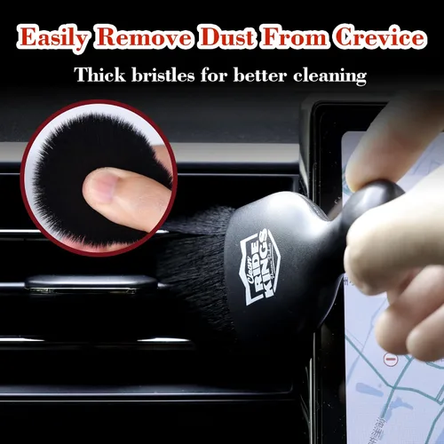 Miniatura 4 de Cepillo para detallar el interior del automóvil con cubierta, relleno de calcetines, regalos para hombres y mujeres, limpiador de tablero