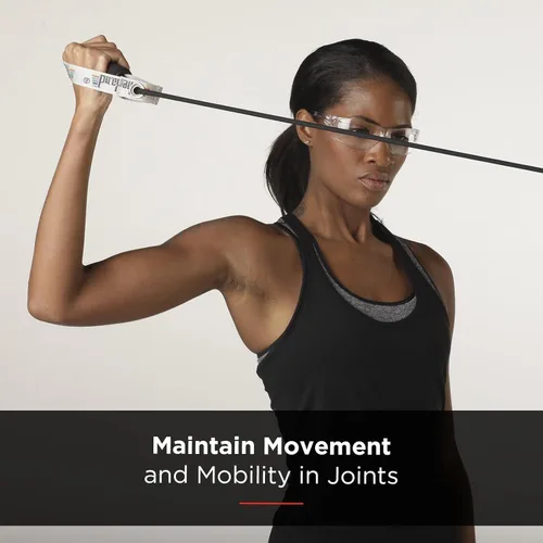 Miniatura 3 de THERABAND Tubos de resistencia, tubo elástico de látex profesional con asas duras, ejercicio, terapia física, pilates inferiores, entrenamientos