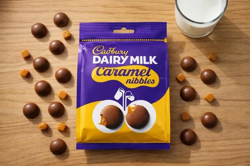 Miniatura 2 de Cadbury Bocadillos de caramelo de leche láctea, 3.53 oz, paquete de 6
