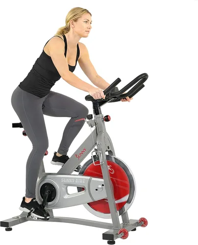 Miniatura 10 de Sunny Health & Fitness Stationary Exercise Bike Machine w/ Adjustable Cushion Seat & Multi-Grip Handlebar, Indoor Cycling Equipment for Home Cardio