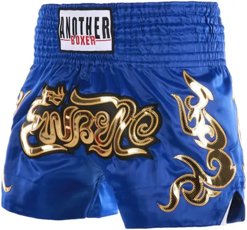 Miniatura 3 de OYSTERBOY Pantalones cortos clásicos de Muay Thai para hombres y mujeres, boxeo, kickboxing, artes marciales mixtas, ropa de lucha BJJ
