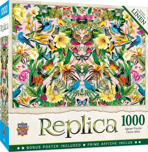 Miniatura 8 de MasterPieces Rompecabezas de 1000 piezas para adultos, familia o jóvenes, flamencos, 19.25 x 26.75 pulgadas