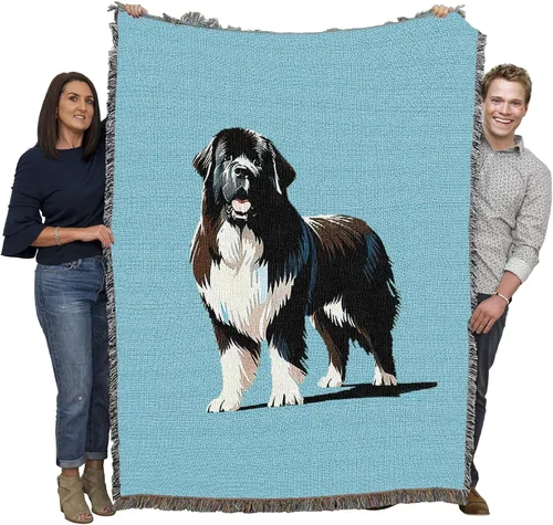 Miniatura 21 de Pure Country Weavers Manta tejida Newfoundland Blue BG por Robert May - Manta de tapiz de algodón, fabricada en los Estados Unidos, 72 x 54 pulgadas
