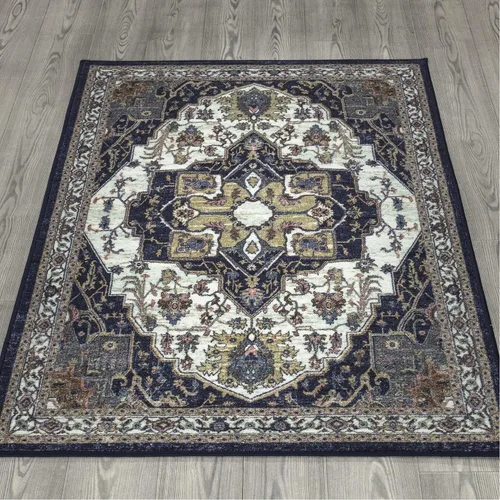 Miniatura 18 de Ottomanson Alfombra de 5 x 6,6 pies para sala de estar, alfombra oriental para dormitorio - alfombra grande para piso antideslizante y duradera