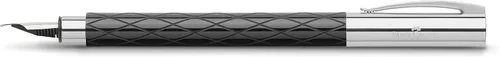Miniatura 2 de Faber-Castell Ambition - Pluma estilográfica, color negro rombo - mediano