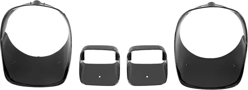 Miniatura 3 de HECASA Bisel para faros delanteros+bisel de luz de parque compatible con Chevy Chevrolet Camaro Z28 1978-1981 Luces de posición laterales