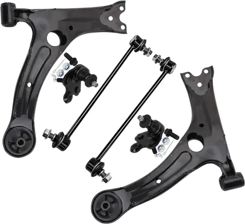 Miniatura 171 de Detroit Axle - Kit de extremo delantero para Chrysler 300 Dodge Charger Challenger 2011-2023, 2 brazos de control inferiores traseros 2 varillas