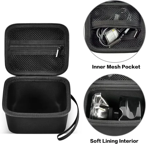 Miniatura 2 de ANKHOH Funda compatible con Skull Shaver Electric Pitbull Pro Razor, rotativa de viaje duro, afeitadoras de cabeza para hombres, bolsa de Negro