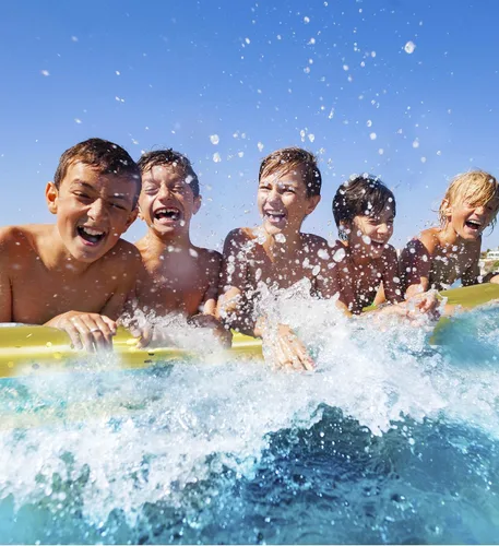 Miniatura 6 de POZA Paquete inflable para casa completa – Tubo flotante de 36 pulgadas con confeti brillante de alta calidad, bolas de playa de 16 pulgadas, fideos