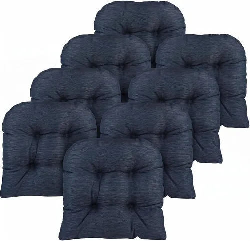 Miniatura 120 de Klear Vu Gripper Overstuffed - Cojines universales antideslizantes para silla de comedor para decoración de cocina o uso de oficina, almohadilla