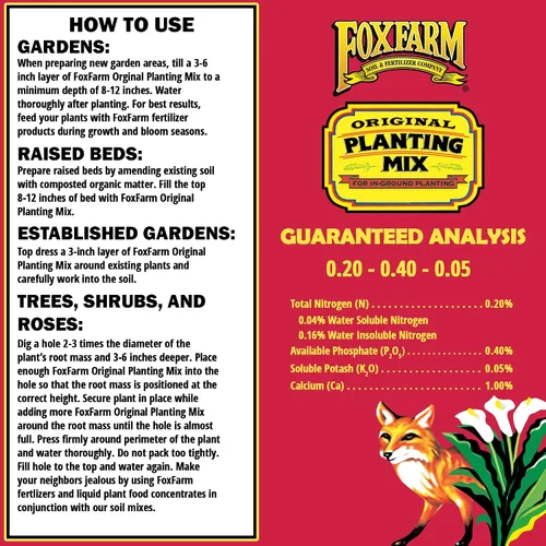 Miniatura 6 de FoxFarm Mezcla de plantación original, 1 pie cúbico - para plantar en el suelo, todas las aplicaciones de jardinería