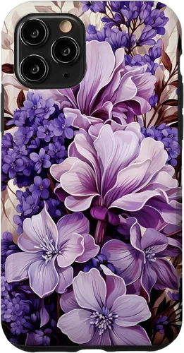 Miniatura 28 de Funda para iPhone 12 mini Lavender Floral Purple Flower