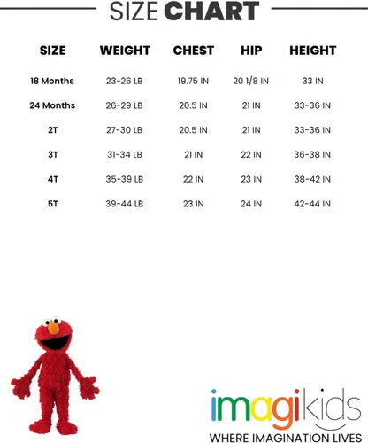 Miniatura 6 de Sesame Street Elmo - Sudadera con capucha de forro polar con cremallera para bebés y niños