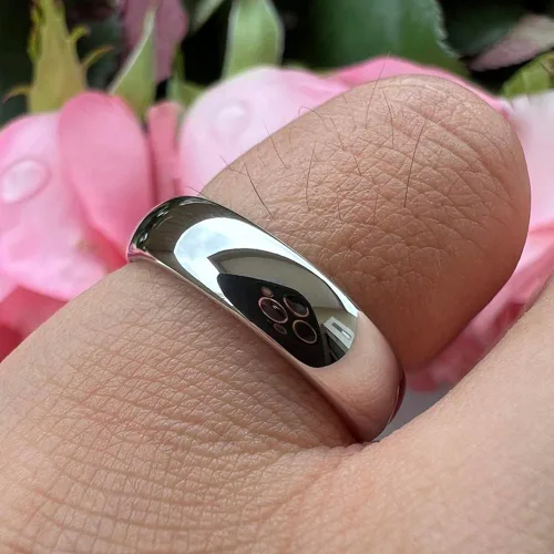 Miniatura 6 de TUTISS Anillos de tungsteno blanco de 0.118 in, 0.157 in, 0.197 in, 0.236 in, 0.276 in, 0.315 in, 0.394 in, para hombres y mujeres, alianzas
