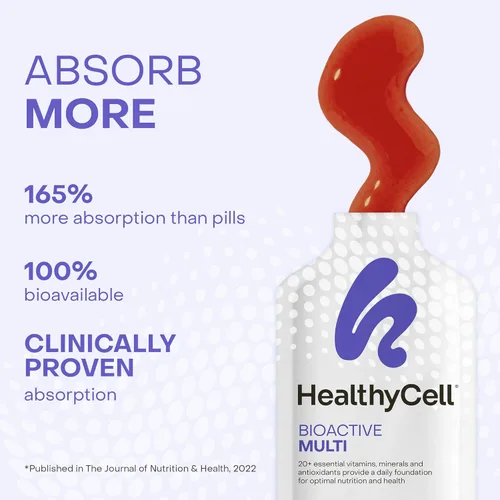 Miniatura 3 de Healthycell Bioactive Daily Liquid Multivitamínico Líquido Diario para Hombres y Mujeres – Más de 20 Vitaminas, Minerales y Antioxidantes Esenciales