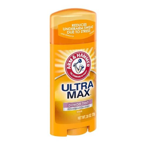 Miniatura 7 de Arm & Hammer Ultramax Desodorante y polvo de antitranspirante sólido, polvo fresco, barra de 2.6 onzas (paquete de 6)