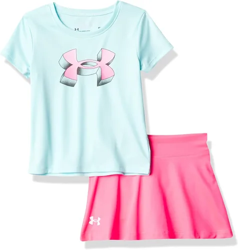 Miniatura 113 de Under Armour baby-girls Ua Terrazzo Leopard Heart SetShort Set