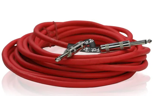 Miniatura 7 de Fat Toad Cables de altavoz de 25 pies de 1/4 pulgadas (serie Rojo-Flexpro), paquete de 2 cables de audio para DJ con conectores macho Jack, cable