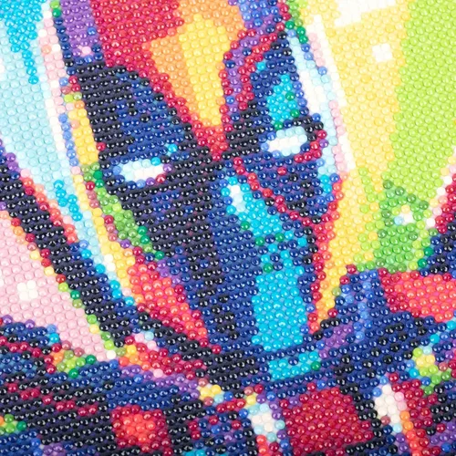 Miniatura 6 de Modern Merch Marvel - Kits de arte de diamantes para adultos, pintura de diamantes 5D de Deadpool para adultos, arte de pared DIY de Deadpool