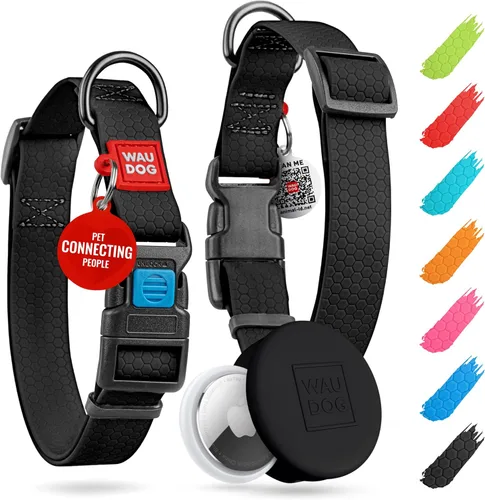 Miniatura 36 de WAUDOG Collar de Perro Impermeable - Collar de Perro Ajustable para Perros Grandes, Pequeños y Medianos - Collar de Perro Desmontable Impermeable