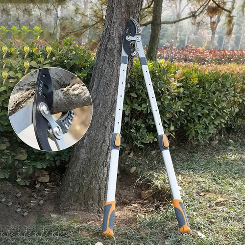 Miniatura 6 de AIRAJ Tijeras de poda de yunque extensibles de 27-41'' de alta resistencia con acción compuesta, recortadora de árboles con capacidad de corte de 2