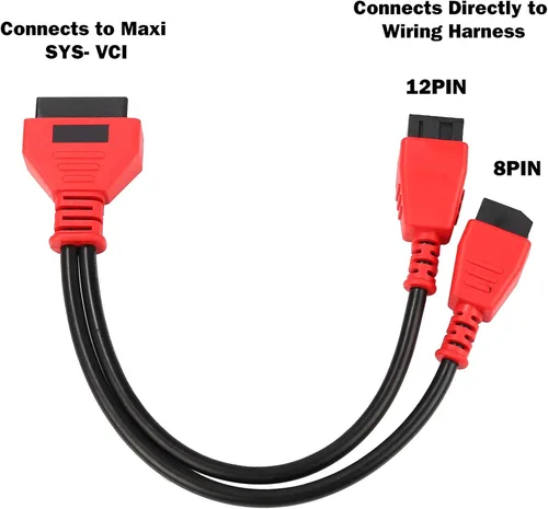 Miniatura 2 de Adaptador de Cable TTXSPP para Conector de Cable de Programación Chrysler 12+8 para Autel DS808 Maxisys Cable de Prueba Principal para Autel DS808