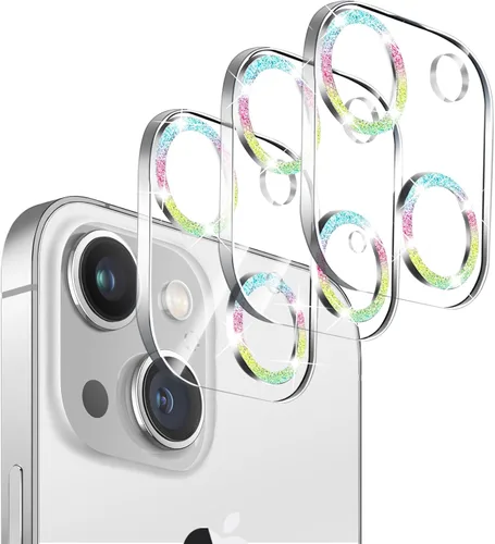 Miniatura 16 de Pack de 3 protectores de lente de cámara de vidrio templado Dengduoduo para iPhone 13 Pro de 6.1" y iPhone 13 Pro Max de 6.7", brillo de diamantes