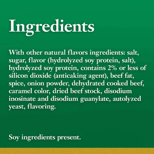 Miniatura 3 de Herb-Ox Caldo instantáneo y condimento granulado en paquetes de caldo de res, 1.1 onzas