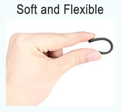 Miniatura 4 de 10 pares de puntas de silicona antideslizantes para las orejas, funda de tubo, puntas de repuesto suaves solo para lentes de sol de alambre plano