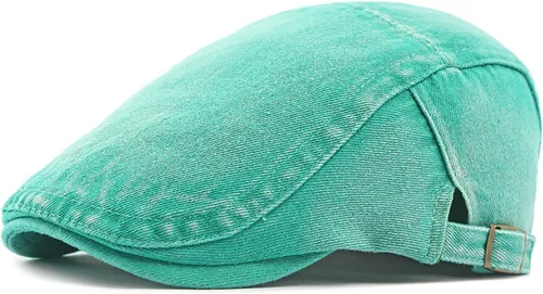 Miniatura 8 de Gorra de Newsboy para hombre, ajustable, plana, Ivy Gatsby, gorra de conducción de cabbie, transpirable, de algodón, gorra de golf