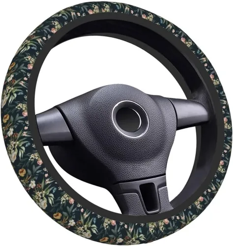 Miniatura 20 de Funda para Volante Accesorios para Automóvil Antideslizante Transpirable Universal 15 Pulgadas Neopreno Decoración Interior del Auto para Hombres