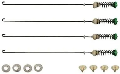 Kit de varilla de suspensión de repuesto para Maytag 7MMVWX550YW0 7MMVWX622BW0 7MMVWX700XL0 7MMVWX700XL1 7MMVWX700XL2 7MMVWX722BG0 7MMVWX722BG1